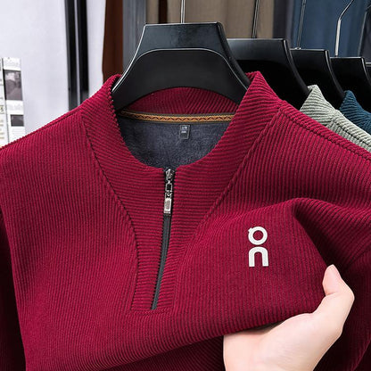 🔥【M-4XL】2026 Nowa, modna, gruba bluza polarowa z zamkiem do połowy