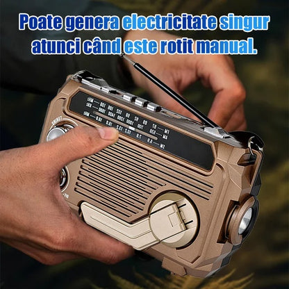 🏕️Przenośna wielofunkcyjna latarka radiowa AM