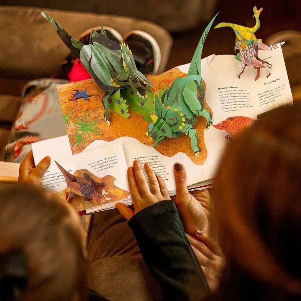 【Kup 1, otrzymaj 1 gratis】📕 3DEnclopediaPrehistoriaDinozauryKsiążka-rozkładanka Encyklopedia dinozaurów