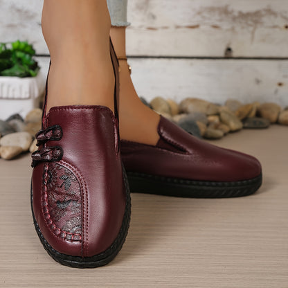 【35-42】Buty damskie ze skóry naturalnej, antypoślizgowe, wodoodporne, z miękką i wygodną podeszwą.