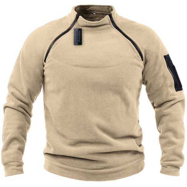 🎉✨【S-4XL】Nowa moda męska zimowa ciepła polarowa kurtka bazowa, bluza