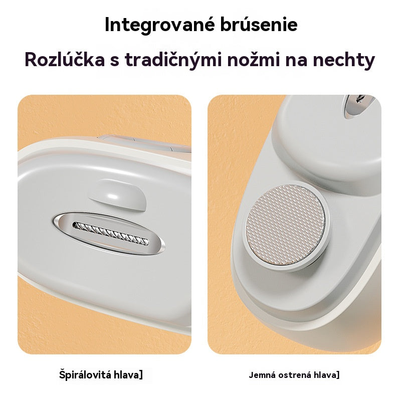 ✂️💅🔥Kúpte 1 a získajte 1 zadarmo!🔥 Viacfunkčný elektrický lim pre nechty, elektrický strihač nečtov s ochranou pred pípnutím