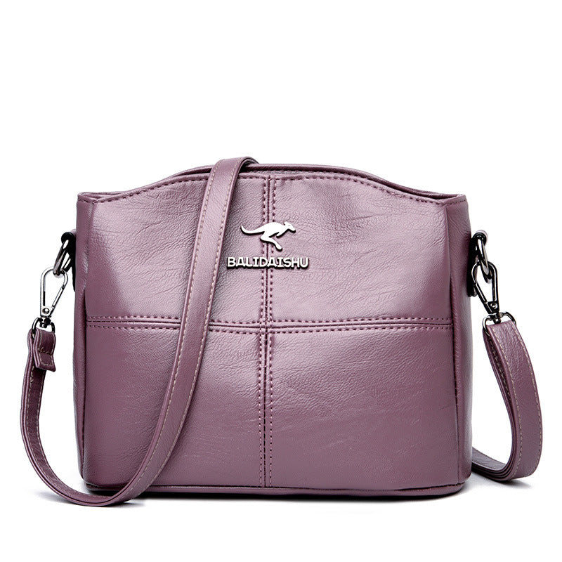 🔥👜👜Nowa, ręcznie robiona torebka na ramię z prawdziwej skóry w stylu vintage