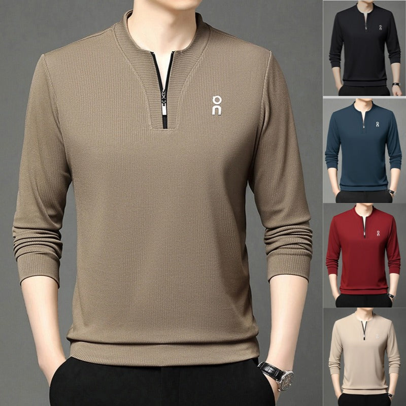 😍🔥【45-100 kg】Nový módny a pohodlný pánsky sveter na zips, nevyhnutnosť na jeseň a zimu