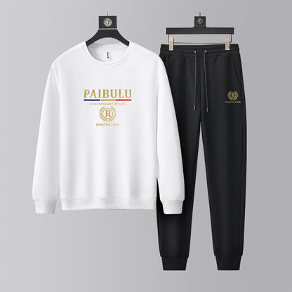 【M-4XL】🔥Męski, codzienny, jesienny garnitur sportowy, nowy👕👖【bluza + spodnie】