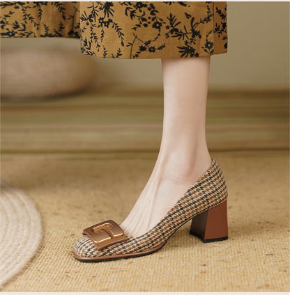 【34-41】👠👩‍ 2025, retro high-end fashion tocuri înalte, la modă și versatil