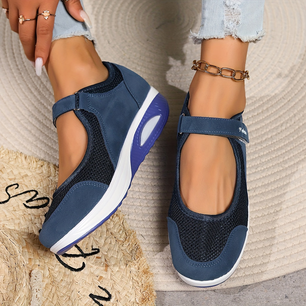 👟💨【Letní sleva】【35–43】Nové tlumicí a prodyšné ortopedické boty, pohodlné na nošení, snadné obouvání