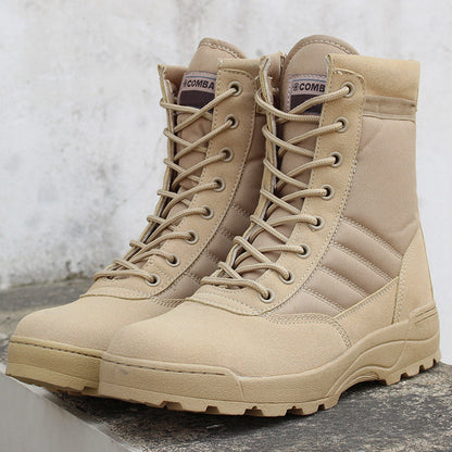 💦🥾【39-45】Botas militares de hombre para senderismo y montañismo al aire libre.