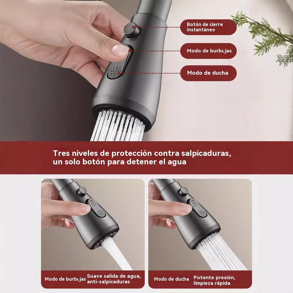 🚰【Cartucho de filtro gratuito】🔥Boquilla de Filtro para Grifo con Giro de 360°