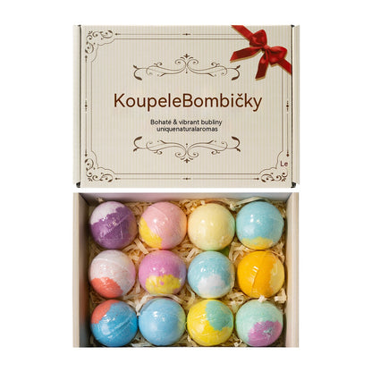 🔥🔥12 vonných kuliček koupelové soli (30 g/ks), účinně odstraňují odumřelé kožní buňky a zanechávají vaši pokožku hladkou a vyživenou