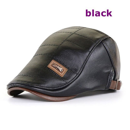 🔥🧢【Ob nakupu enega dobite enega gratis】Retro visokokakovostna usnjena baretka