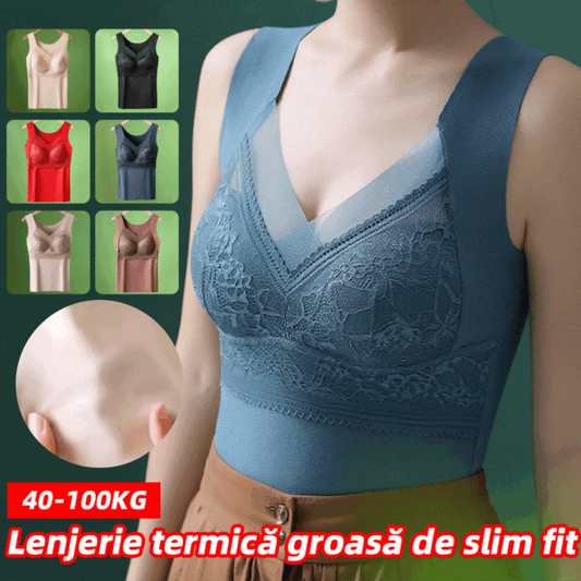 🔥【3 piezas】❤️【40-100 kg】Ropa interior de encaje de terciopelo de ganso de otoño e invierno, espalda hermosa, accesorios para fruncir el pecho, prevención de la flacidez del pecho✅【Recomendación del médico】