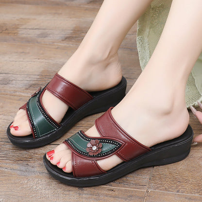 【36-40】Papuci papuci antiderapanti confortabili de vara pentru femei. Se potrivește piciorului elegant și confortabil.