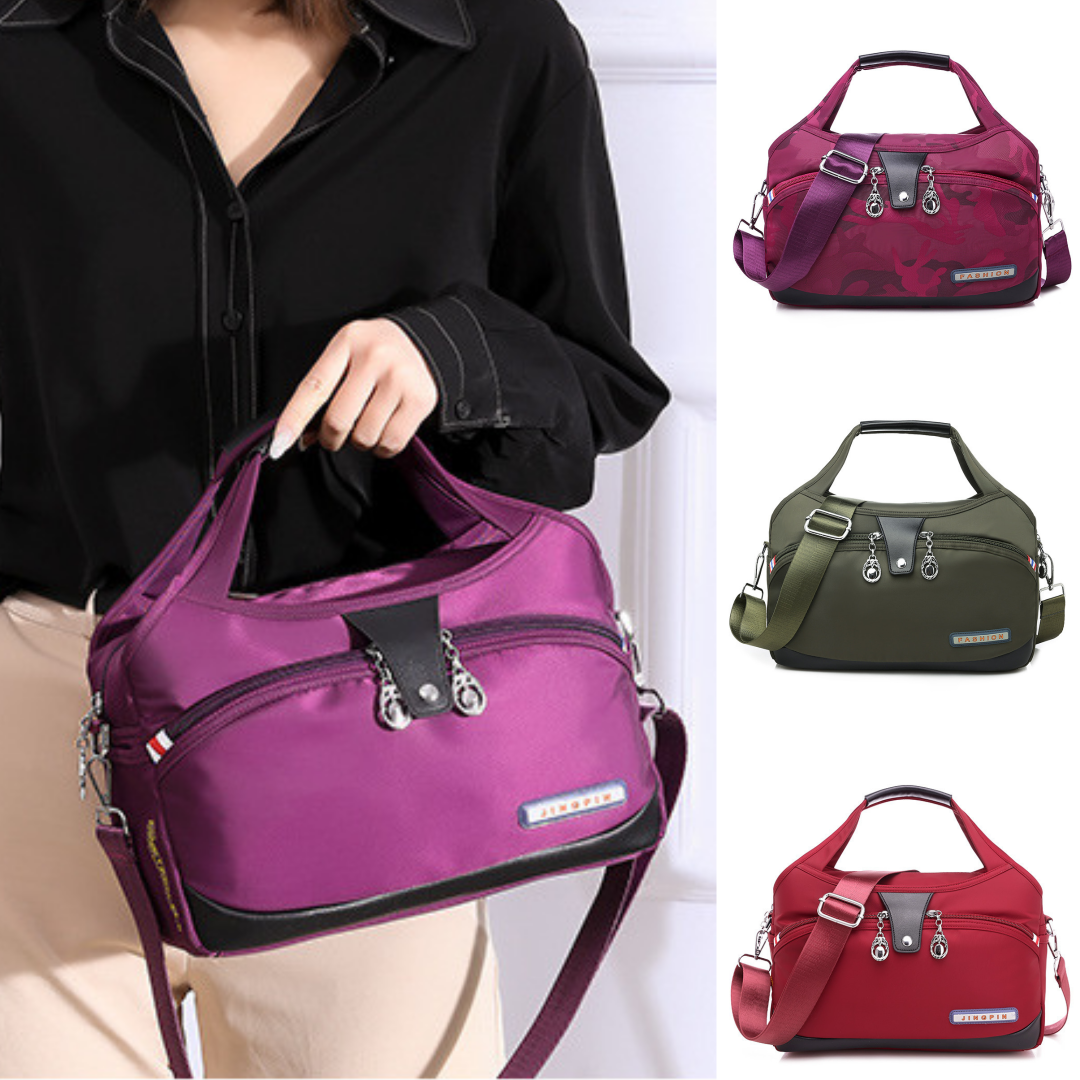 👜【50% kedvezmény】Divatos női könnyű, lezser Oxford szövet kézitáska nagy kapacitással, 💧Vízálló, ✅Tökéletes utazáshoz és vásárláshoz, ✅Többféle hordozási lehetőség: kézitáska, válltáska, oldaltáska