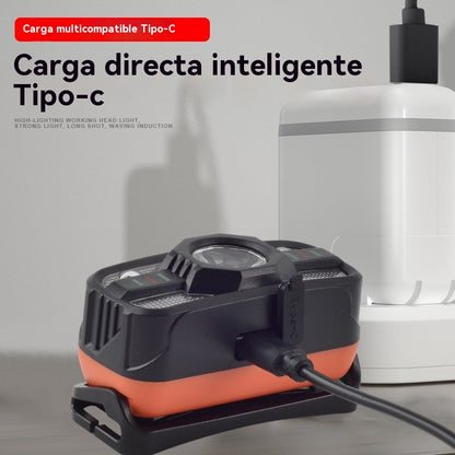 💥【Compre 1 y obtenga 1 gratis】🌟💡Faros LED de inducción con carga USB inteligente