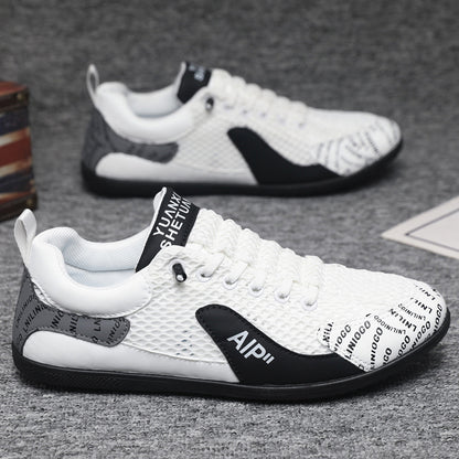 👟2025 pantofi sport casual respirabili pentru bărbați, din plasă, de vară nouă