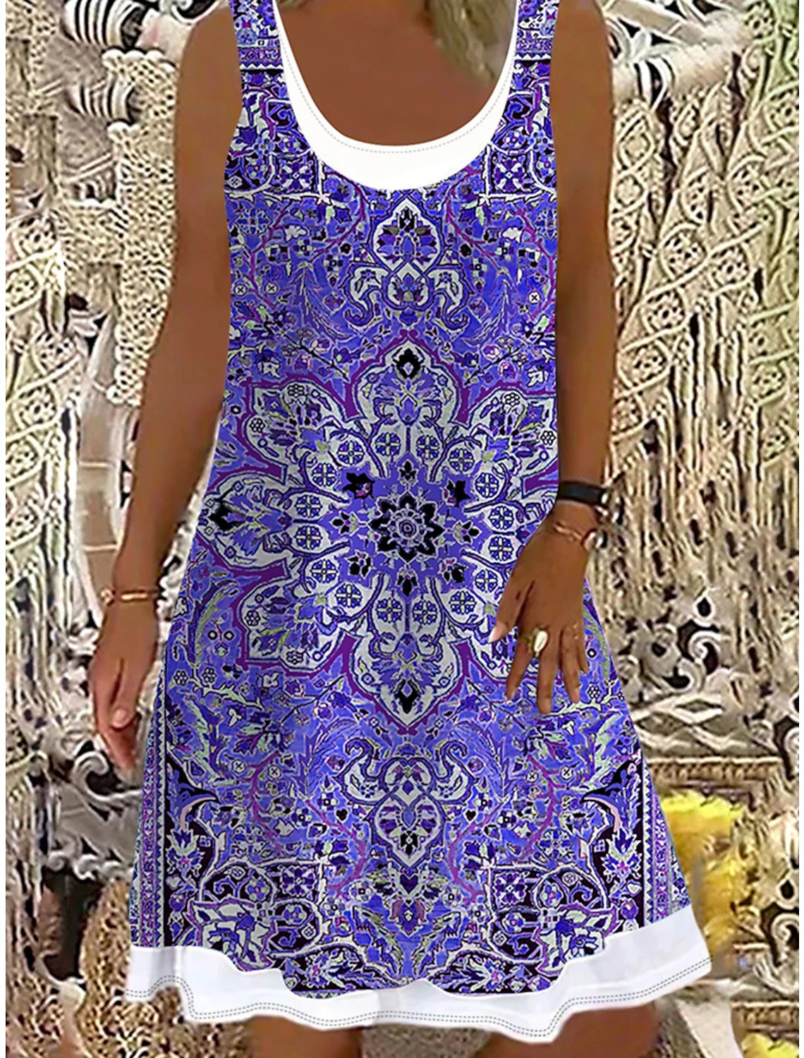 👗💖 【S-5XL】Nové dámské šaty velké velikosti s retro potiskem z roku 2026