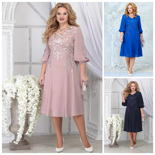 【🔥Zľavová akcia】👗【S-3XL】Nové elegantné šaty z roku 2024, pohodlné a kvalitné. 