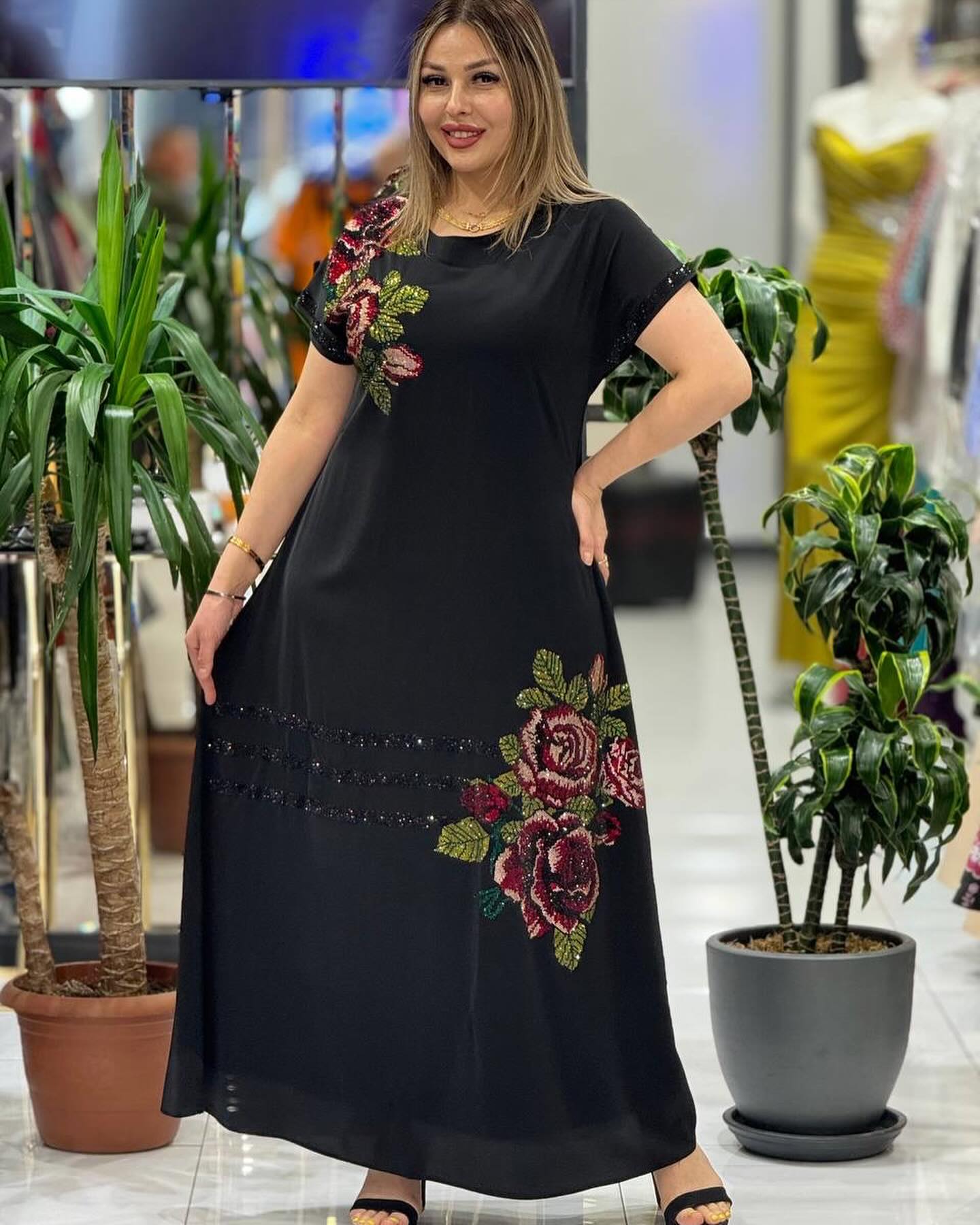 【S-5XL】⚜️2024 Modna damska elegancka sukienka z nadrukiem🌹🌹🌹