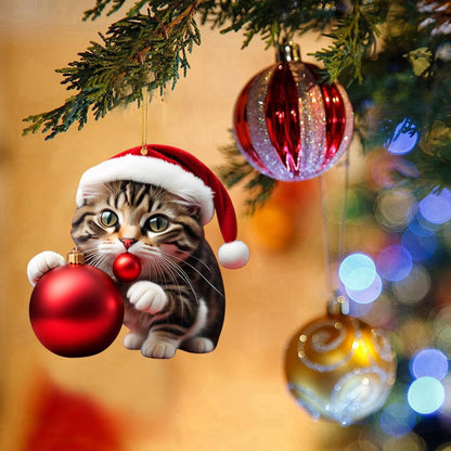 🎄10 pcs😻 Kocie ozdoby choinkowe. Wiszące ozdoby dla kotów