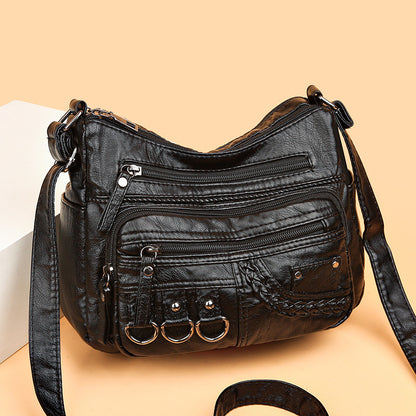 💥【50% zľava po obmedzenú dobu】👜2025 nová mäkká kožená veľkoobjemová kabelka cez rameno/crossbody 