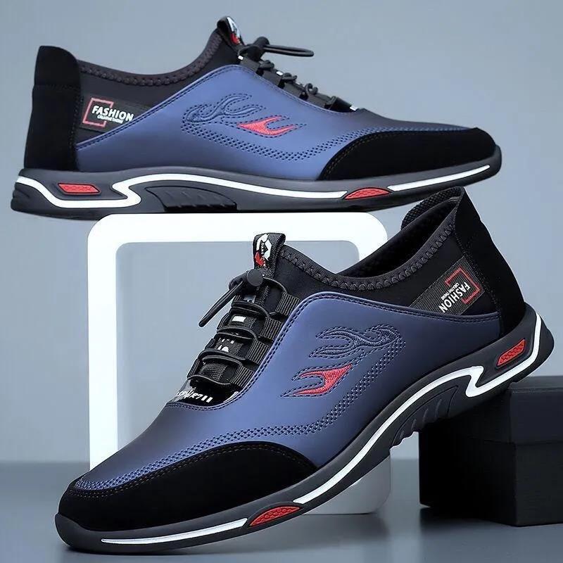 👞Męskie, oddychające buty biznesowe na co dzień.