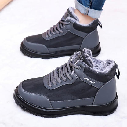 【39-44】🥾❄️Nowe zimowe śniegowce męskie, z podszewką z polaru, miękka podeszwa, odpowiednie do aktywności na świeżym powietrzu