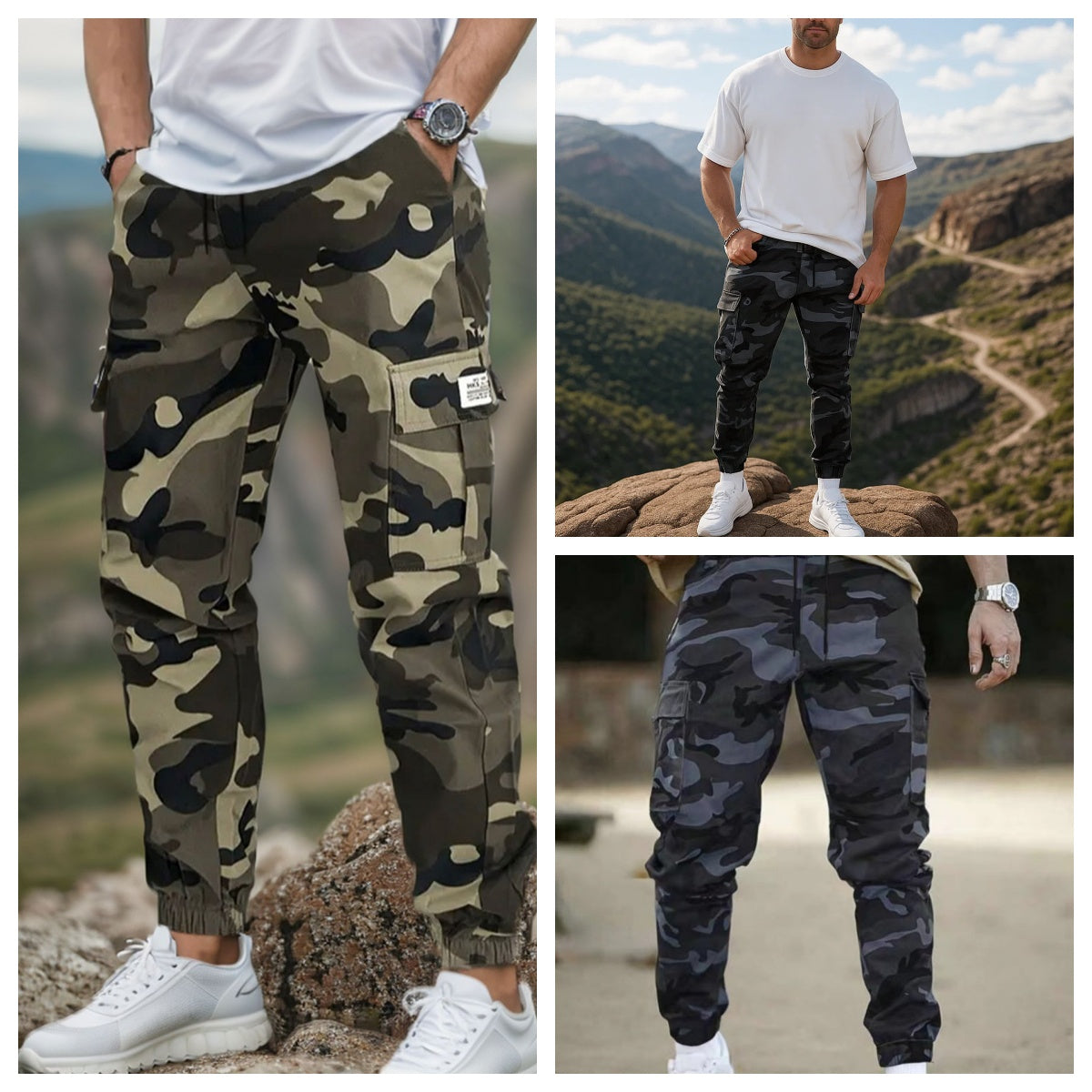🔥 SLEVA 50 %! 👖 Odolné taktické pracovní kalhoty – směs nylonu a bavlny, mnoho funkčních kapes, ideální pro práci venku