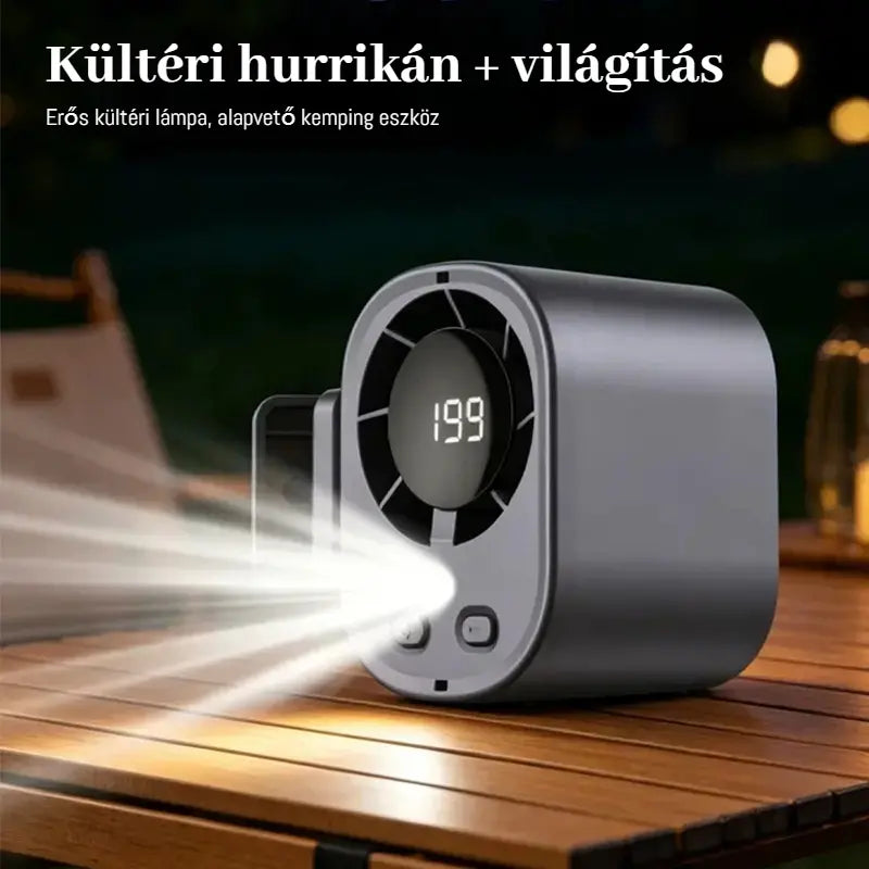 🌀❄Nuevo ventilador USB de gran capacidad con pantalla digital LED para montaje en coche y exteriores