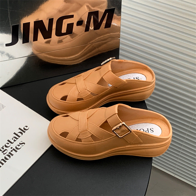 【36-41】🌺👡 Lato 2025, nowy styl nude, wygodne i modne sandały