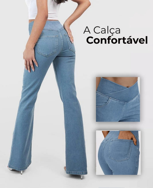👖Sleva 50 % na omezenou dobu【XS-4XL】✨ Džíny s vysokým pasem a elastickým materiálem, přiléhavé, tvarující postavu, pohodlné a prodyšné