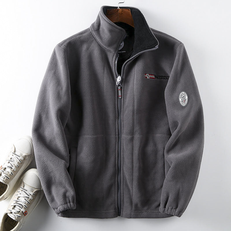 ❄️🧥【S-3XL】Kurtka Zimowa Męska Dwustronna, Ciepła, Luźna, z Bawełny/Wełny, Idealna na Chłodne Dni