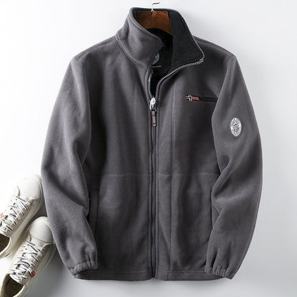 ❄️🧥【S-3XL】Kurtka Zimowa Męska Dwustronna, Ciepła, Luźna, z Bawełny/Wełny, Idealna na Chłodne Dni