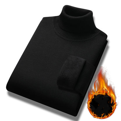 Nowym stylu, lekki, luksusowy męski sweter z golfem