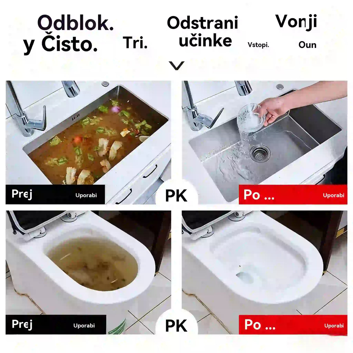 🛁💦【Kupite 1, dobite 1 gratis】🌟Čistilo za pomivalna korita in odtoke - Pena visoke gostote iz izvlečkov in razgradnih encimov.