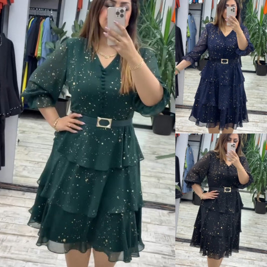 【🥇HOT SALE】(S-5XL) 💋 Rochie de șifon de înaltă calitate