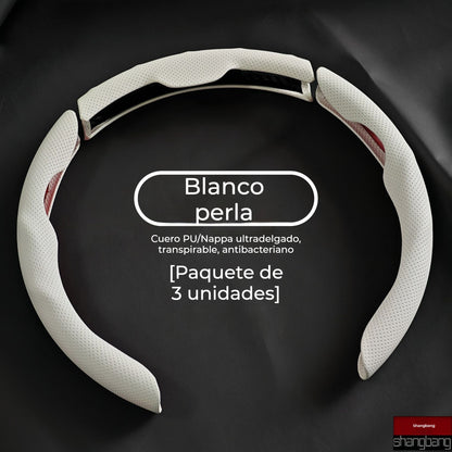 🚗【Compra 1 y llévate 1 gratis】Volante de cuero para coche, adecuado para todas las estaciones, antideslizante, absorbe el sudor y resistente al desgaste.