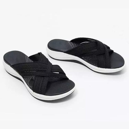 【35-43】🍃👡Damskie letnie duże sandały ortopedyczne na platformie