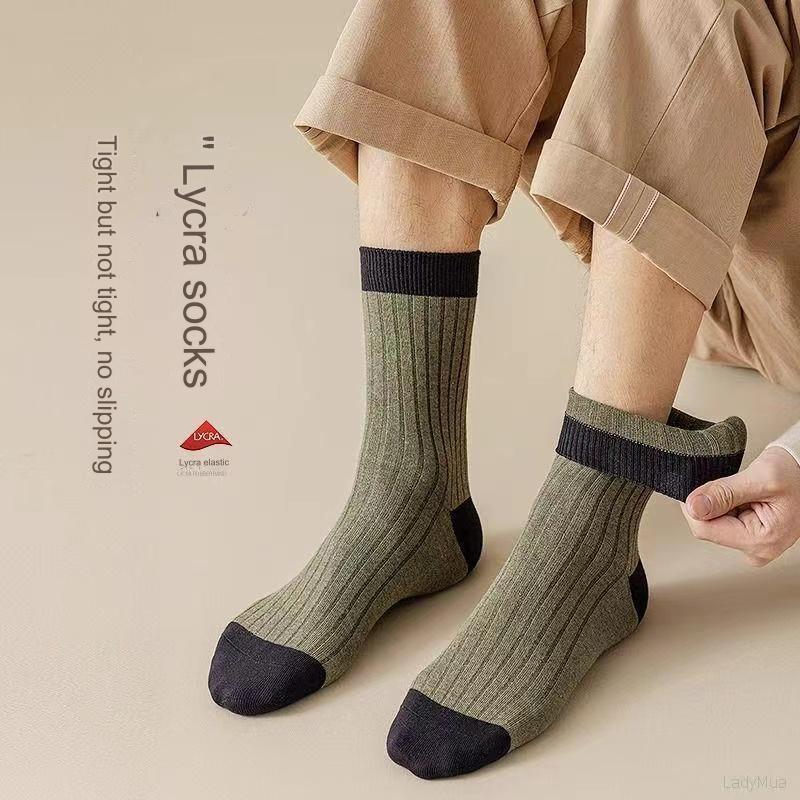 😍🧦【20 par】2025 Nowe męskie bawełniane skarpetki z dezodorantem pochłaniającym pot