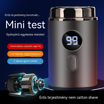 🔥Legnagyobb ajánlat: 50% KEDVEZMÉNY🔥Erőteljes mini elektromos borotva férfiaknak digitális kijelzővel