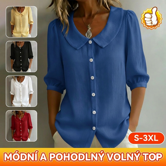🌸【S-3XL】Dámský jarní kardigan s krátkým rukávem a knoflíky -- Možnost platby na dobírku✅-Z