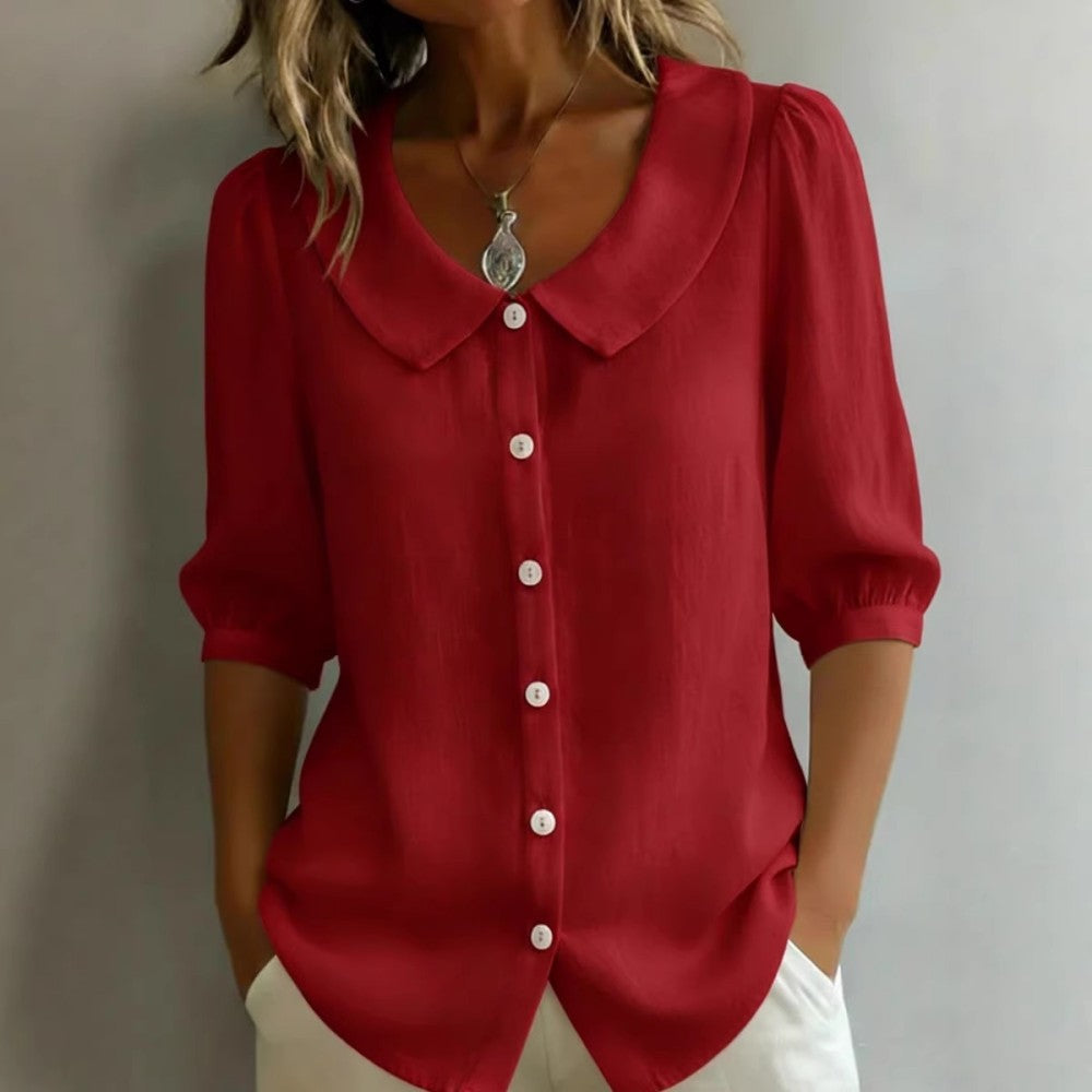 🌸【S-3XL】Dámský jarní kardigan s krátkým rukávem a knoflíky -- Možnost platby na dobírku✅-Z