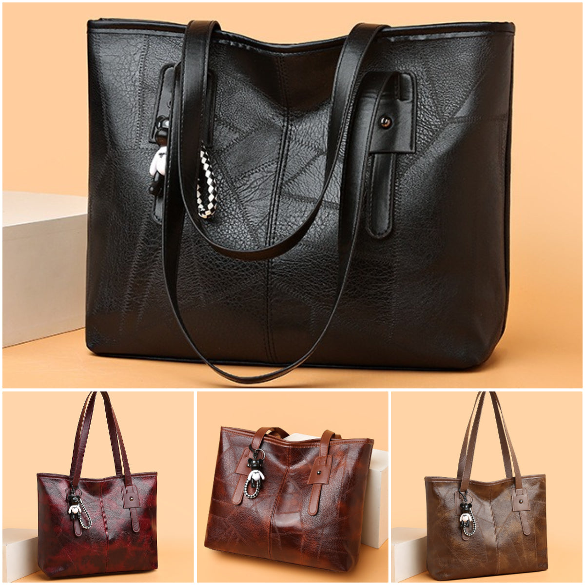 ✨【Oferta ograniczona czasowo 50% zniżki】💯👜Modna torba na ramię z miękkiej skóry ✨Niesamowita torba o dużej pojemności