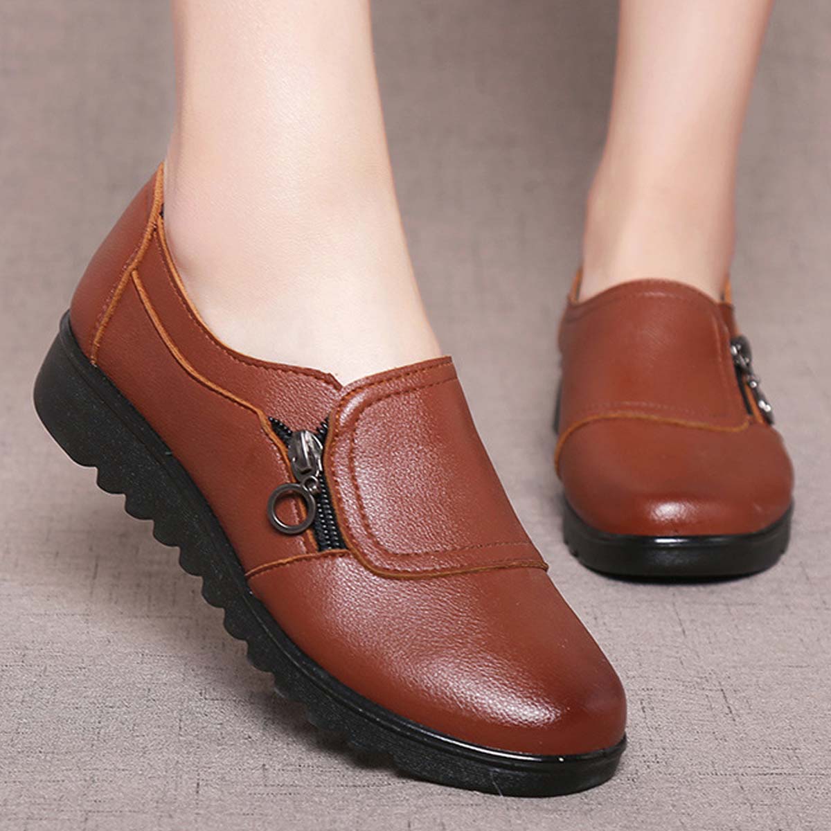 🔥🔥【35–41】Zapatos de piel de vaca genuina – Cómodos, duraderos y con suela antideslizante