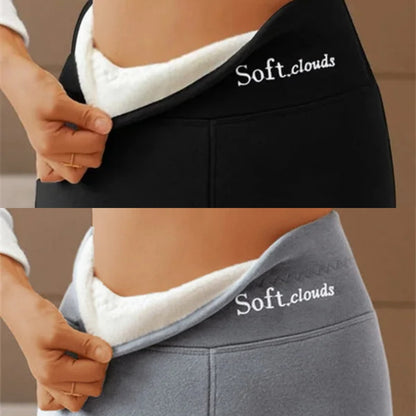 【Kup jeden, drugi dostaniesz gratis】Kaszmirowe legginsy termiczne z wysokim stanem na jesień i zimę, można nosić na zewnątrz