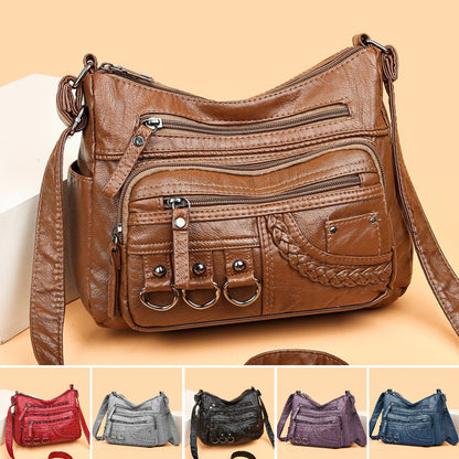 💥【50% zľava po obmedzenú dobu】👜2025 nová mäkká kožená veľkoobjemová kabelka cez rameno/crossbody 