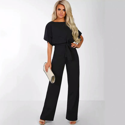 ✨【S–3XL】Jednoduchý a elegantní overal na zavazování, ležérní a módní, prodyšný a pohodlný