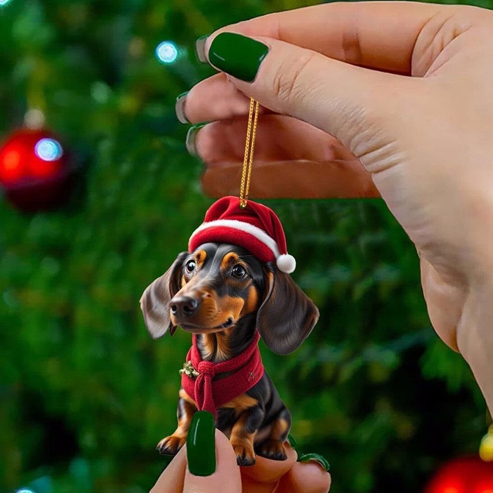 🎄【18 sztuk】🐕 Ozdoby choinkowe w kształcie szczeniąt