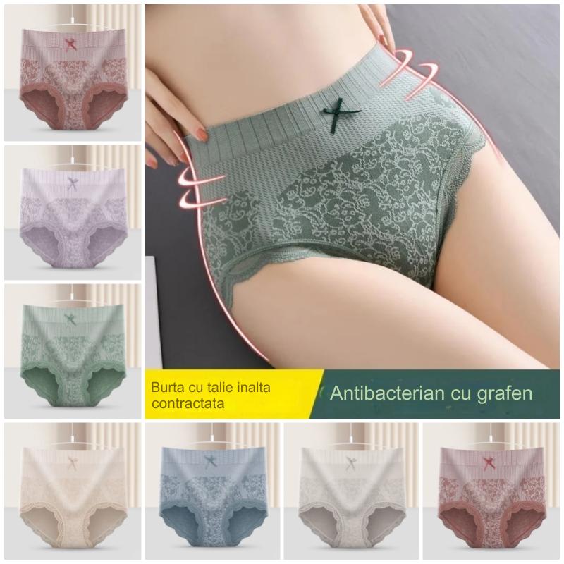 🔥【Kup 4, a otrzymasz 4 gratis】🔥Damska antybakteryjna bielizna odprowadzająca wilgoć z wysokim stanem 3793863