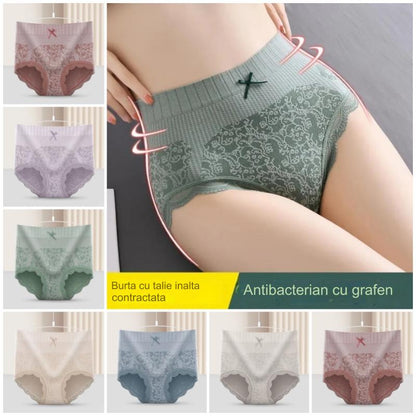 🔥【Kup 4, a otrzymasz 4 gratis】🔥Damska antybakteryjna bielizna odprowadzająca wilgoć z wysokim stanem 3793863